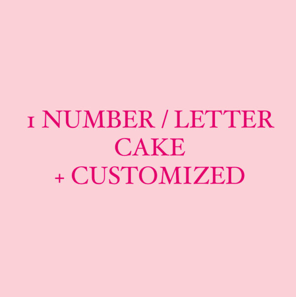 1 NUMBER/LETTER + CUSTOMIZED